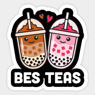 Bes Teas Besties Cute Kawaii Sticker